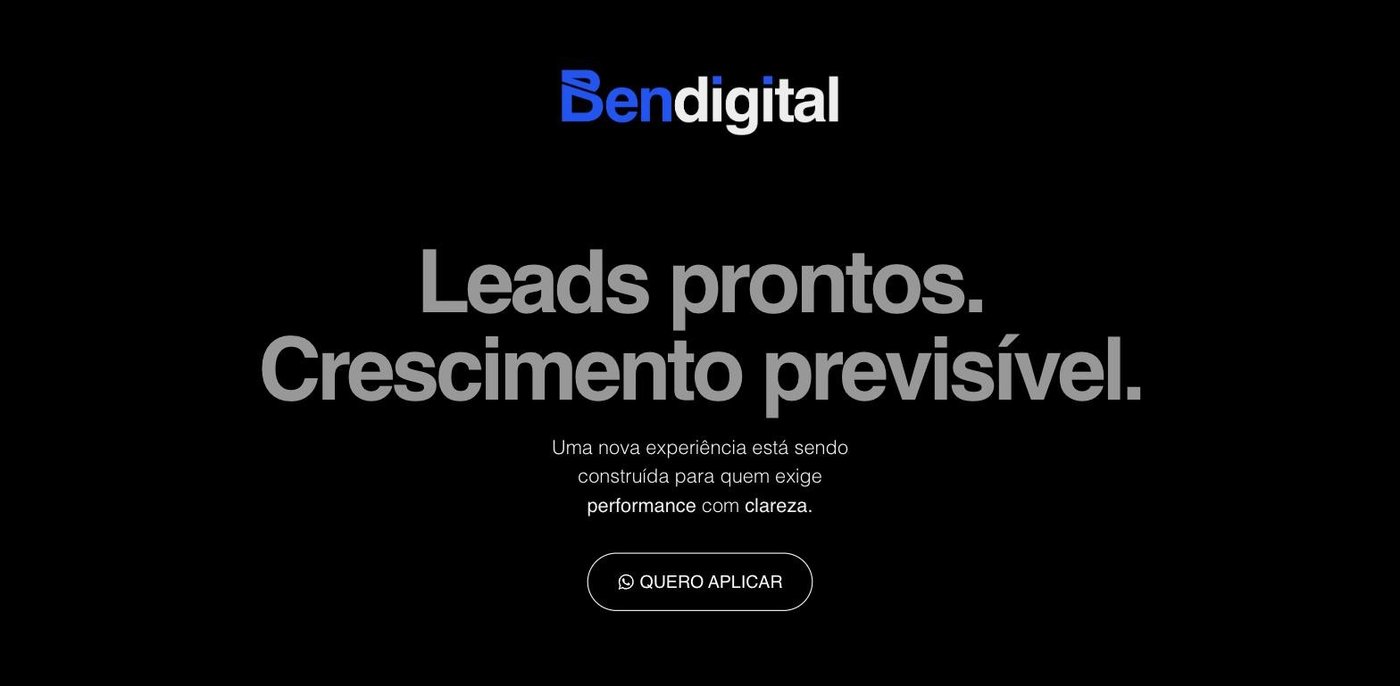 Site da Bendigital